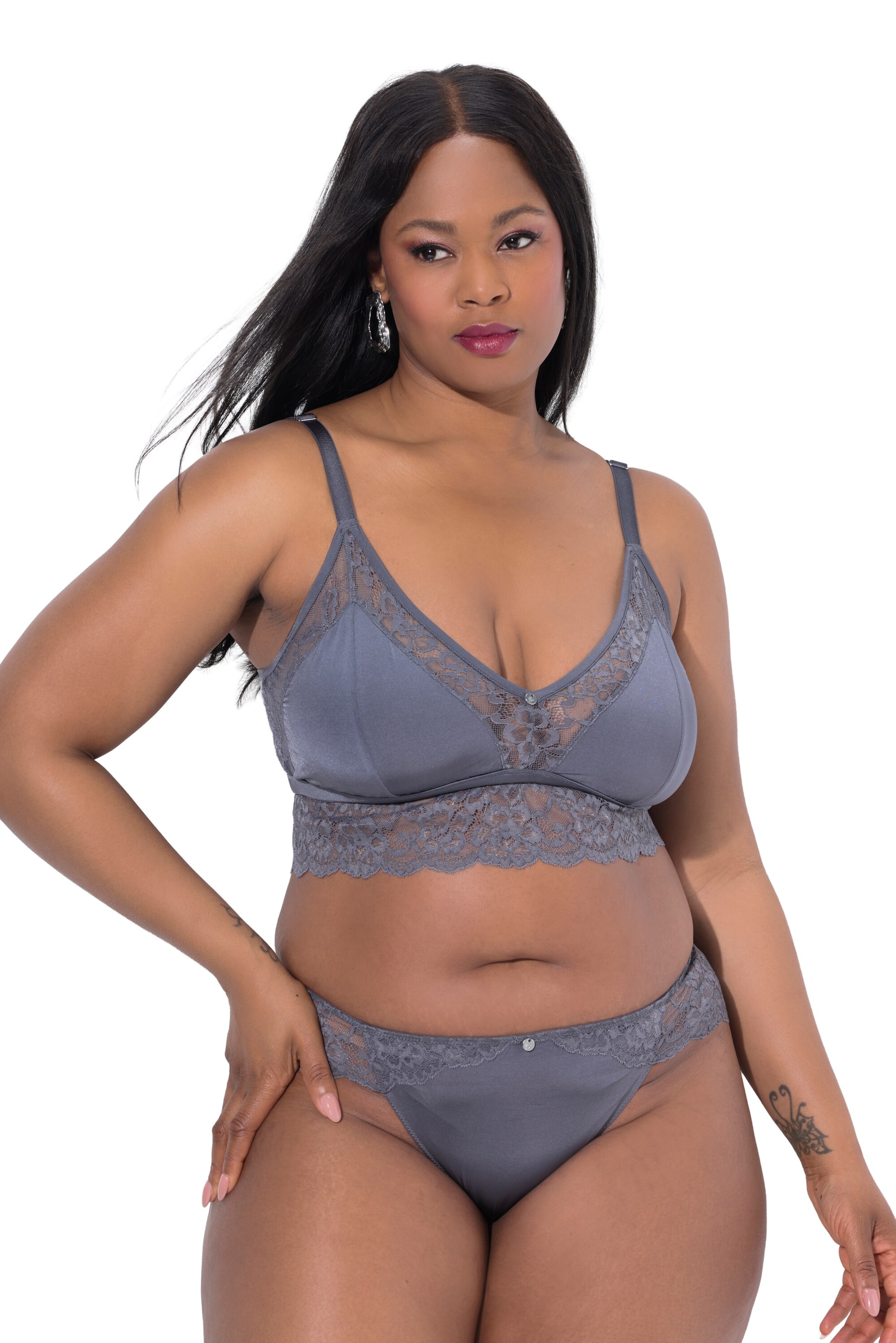 TruYou Panty in Grey: front
