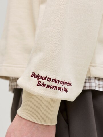 JACK & JONES - Sudadera en blanco