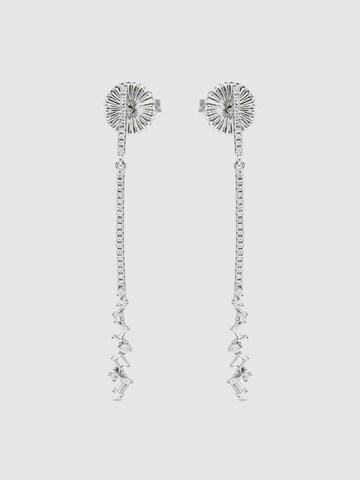 Boucles d'oreilles 'Zener' Luxenter en argent : devant