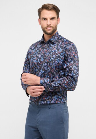 ETERNA Comfort fit Zakelijk overhemd in Blauw: voorkant