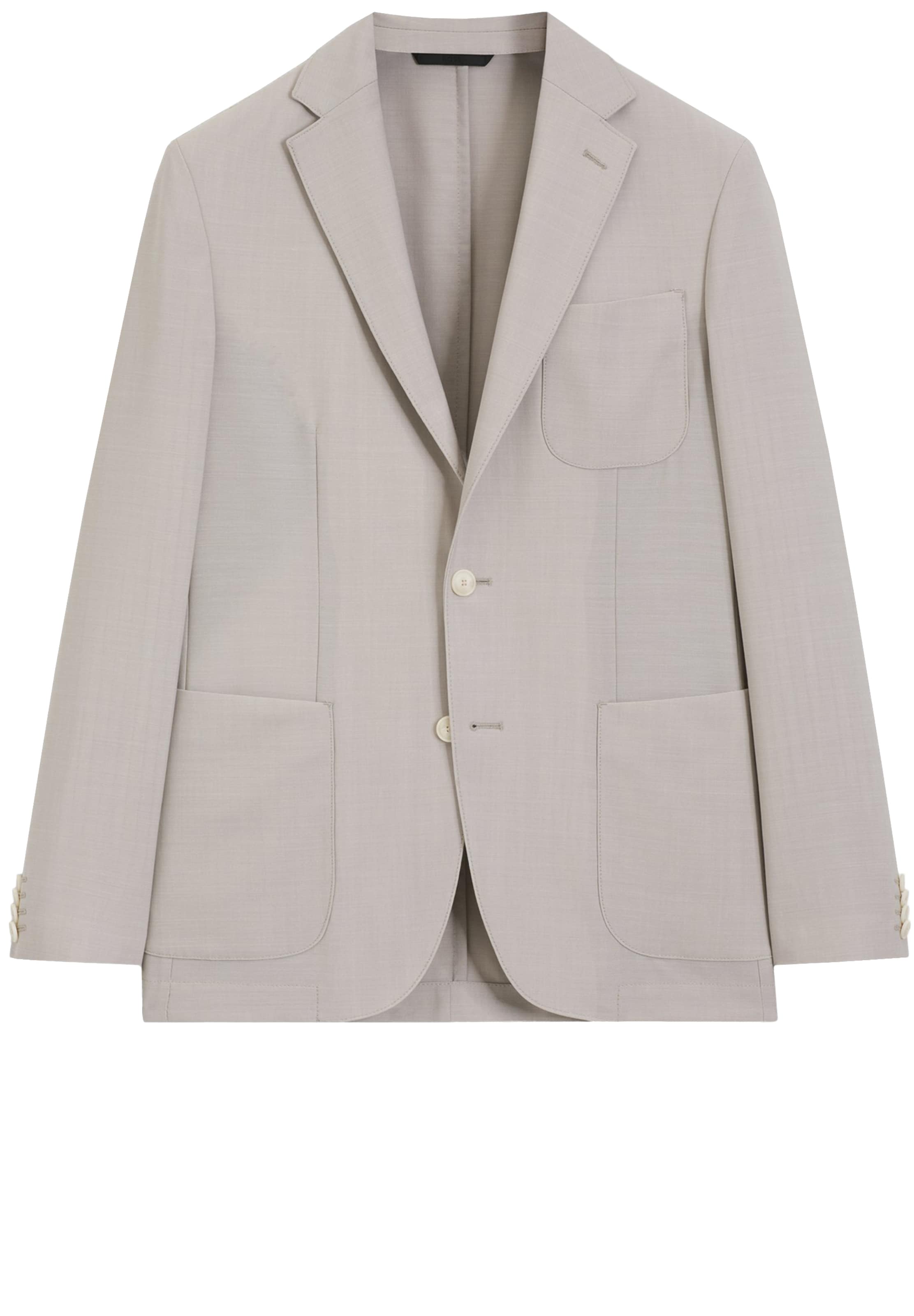 BOSS Slim Fit Sakko ' Hanry ' in Beige: Vorderseite