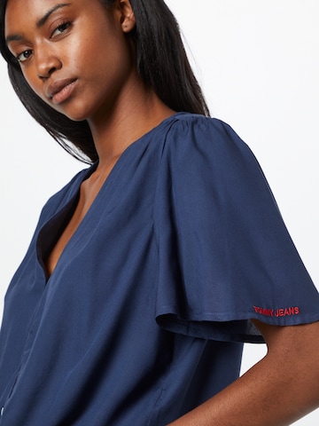 Tommy Jeans Bluse in Blau