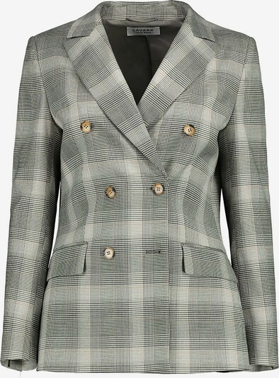 Lavard Blazer zweireihiger karierter Damenblazer in grau / graphit, Produktansicht
