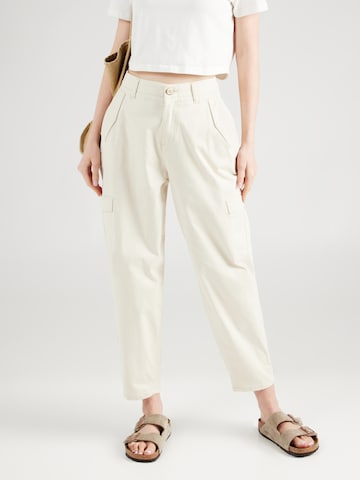 s.Oliver Tapered Broek in Beige: voorkant