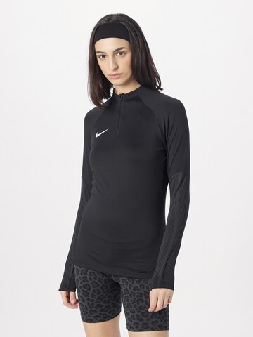 NIKE Funkcionalna majica | črna barva: sprednja stran