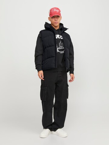 JACK & JONES Weste 'Viper' in Schwarz