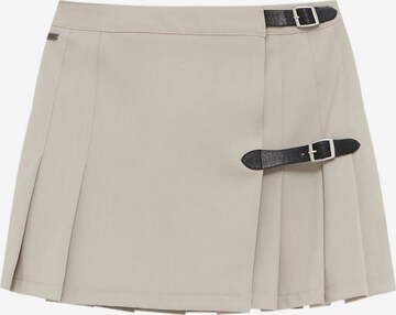 Gonna di Pull&Bear in beige: frontale