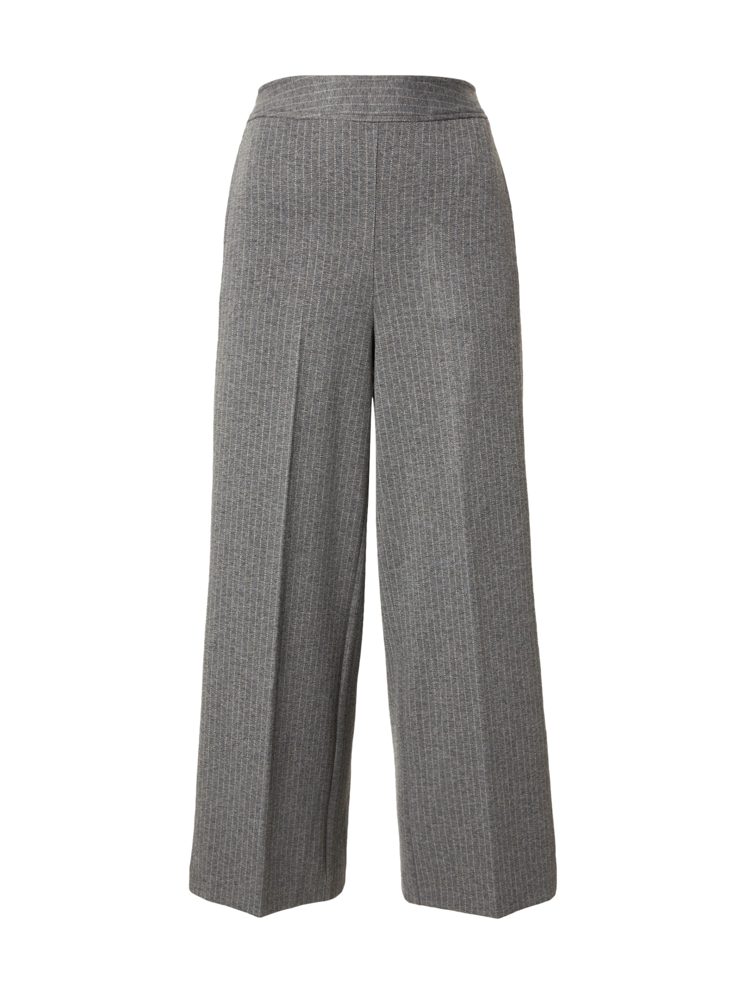 MORE & MORE Wide leg Παντελόνι σε γκρι: μπροστά