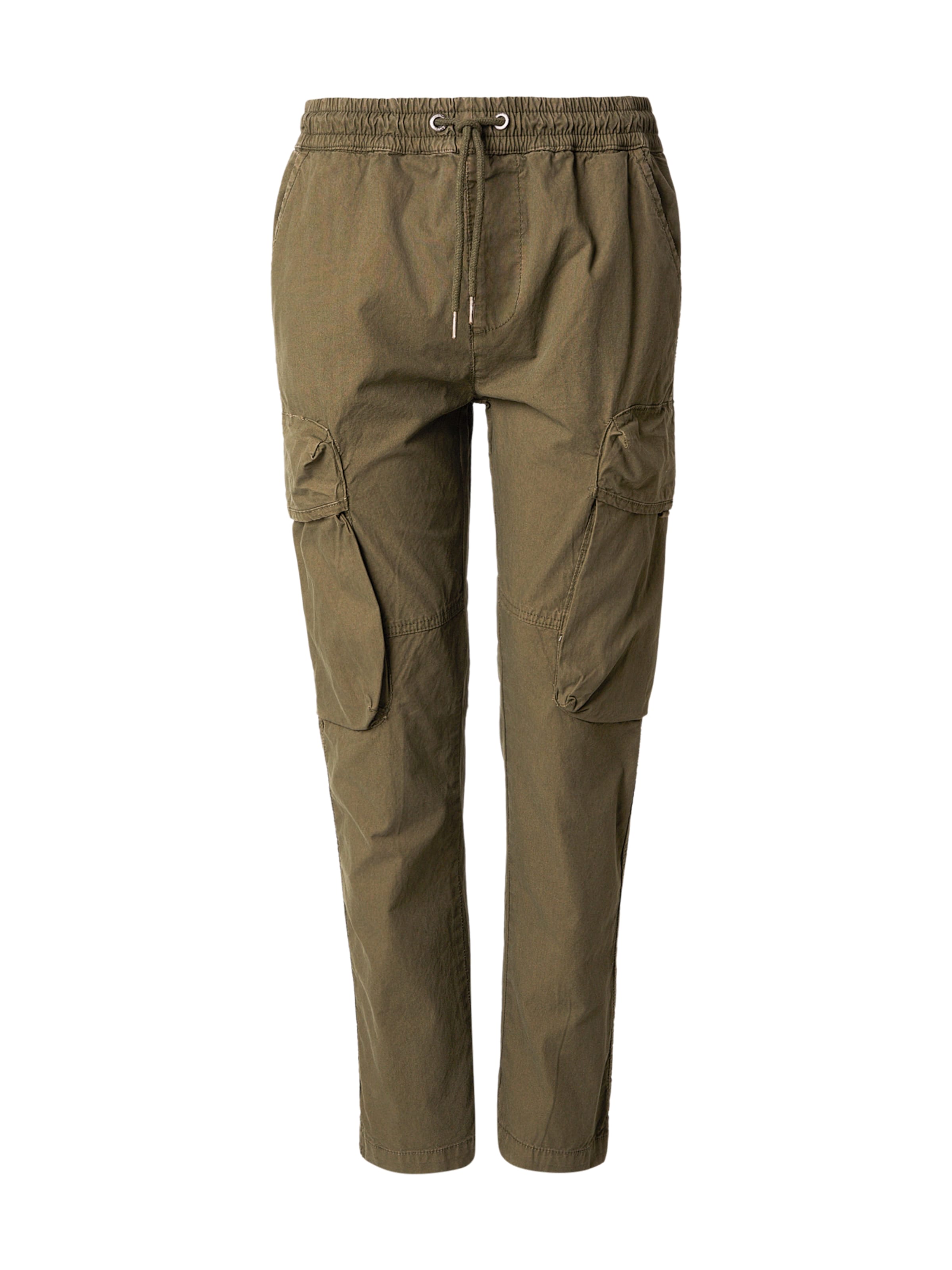 ALPHA INDUSTRIES - Pantalón cargo 'Division' en verde: frente