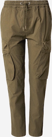 ALPHA INDUSTRIES - Pantalón cargo 'Division' en verde: frente