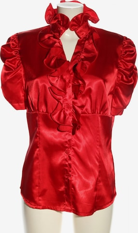 Laeticia Dreams Kurzarm-Bluse in L in Red: front