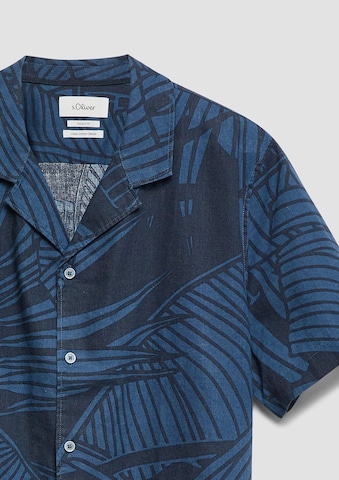 s.Oliver Regular Fit Hemd in Blau