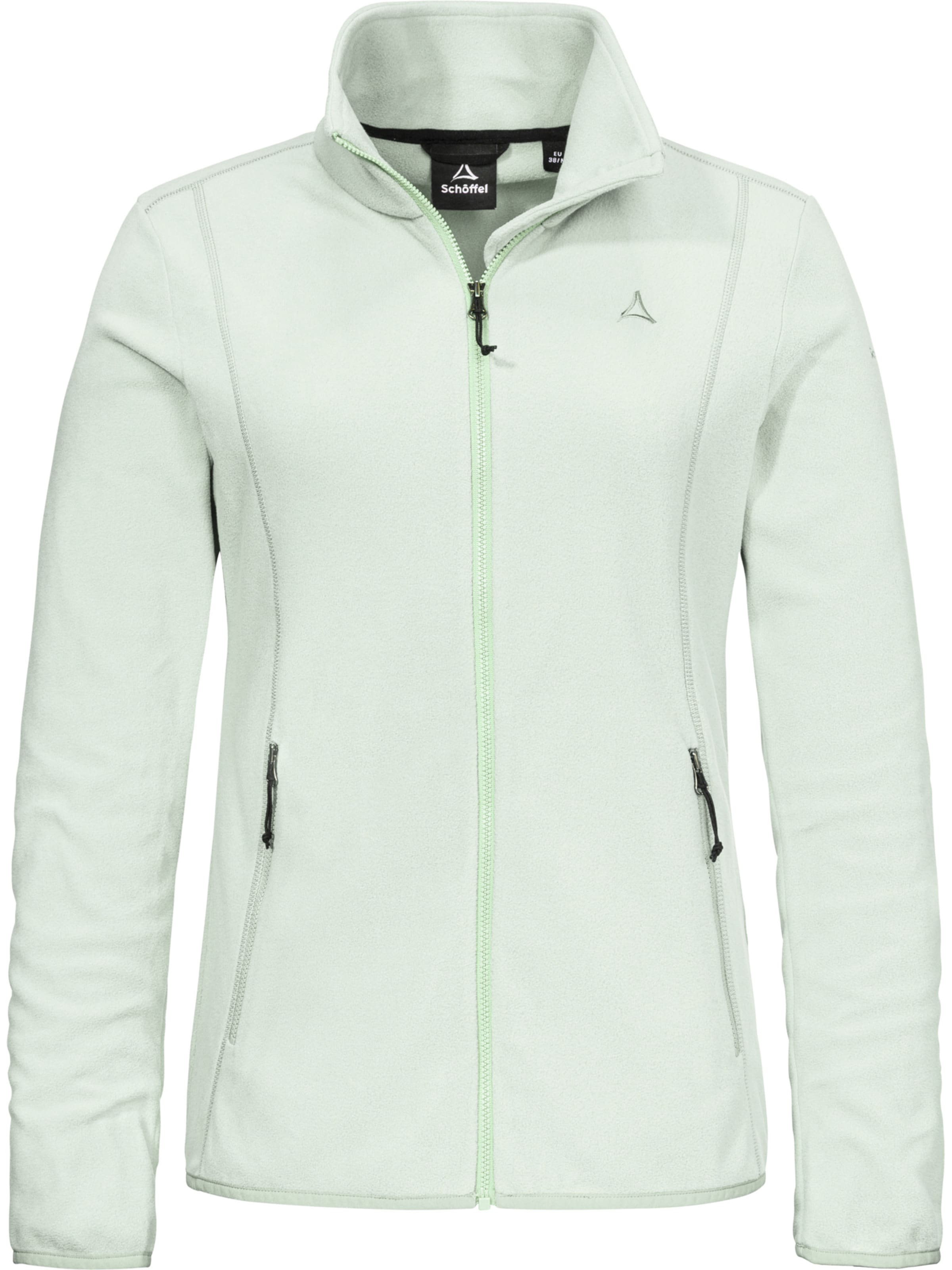 Schöffel Functionele fleece jas 'Ash' in Groen: voorkant