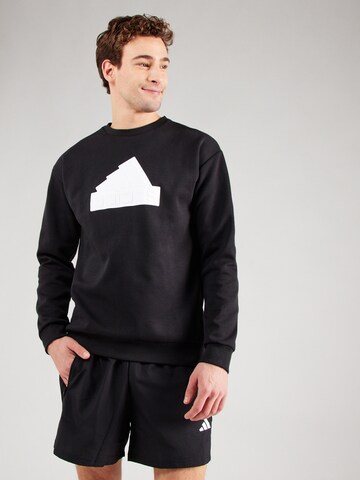 ADIDAS SPORTSWEAR Sportsweatshirt 'FI BOS' in Schwarz: Vorderseite