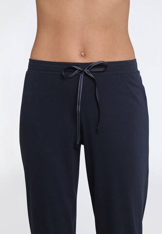 SCHIESSER - regular Pijama 'Original Classics' en azul