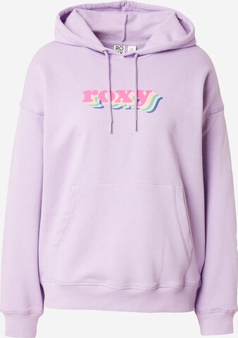 ROXY Sweatshirt 'THATS RAD' in Lila: voorkant