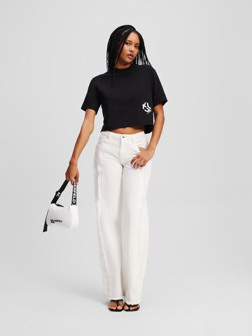 KARL LAGERFELD JEANS Μπλουζάκι σε μαύρο