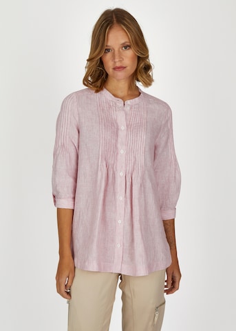 eve in paradise Shirt Dress 'Nora' in Pink: front