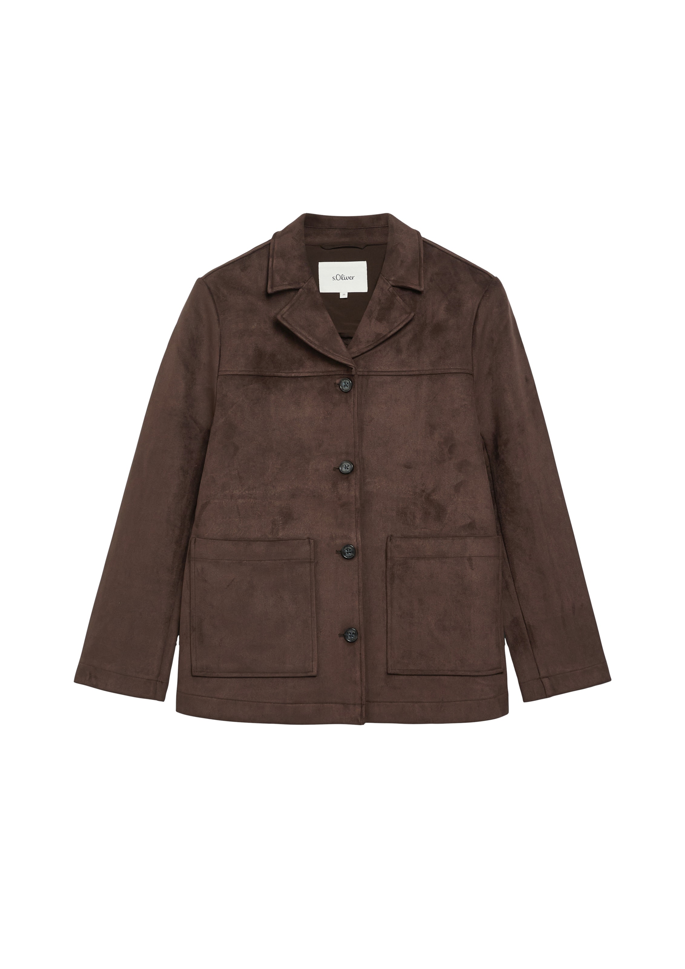 s.Oliver Jacke in Braun: Vorderseite