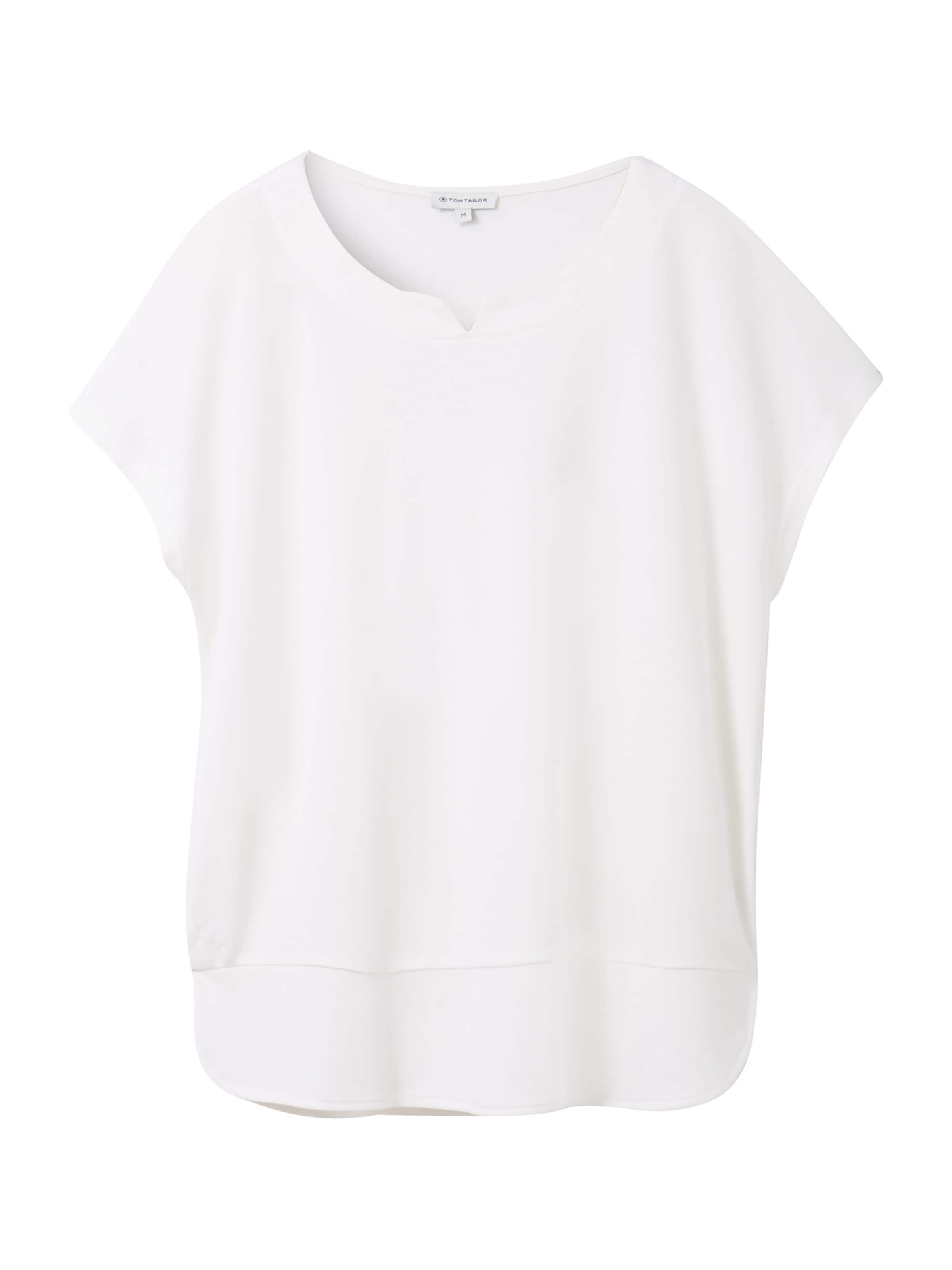 TOM TAILOR Koszulka w kolorze biały: przód