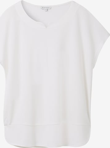 TOM TAILOR T-Shirt in Weiß: predná strana