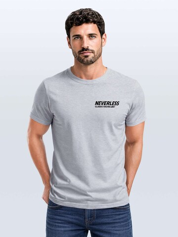 Neverless Shirt 'Tokyo Drifting' in Grey: front