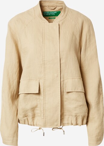 UNITED COLORS OF BENETTON Between-season jacket in Beige: front