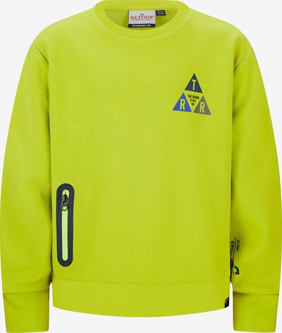 Retour Jeans Sweatshirt 'Sef' in Navy / Lemon / Black, Item view