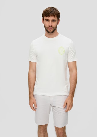 s.Oliver Shirt in Wit: voorkant