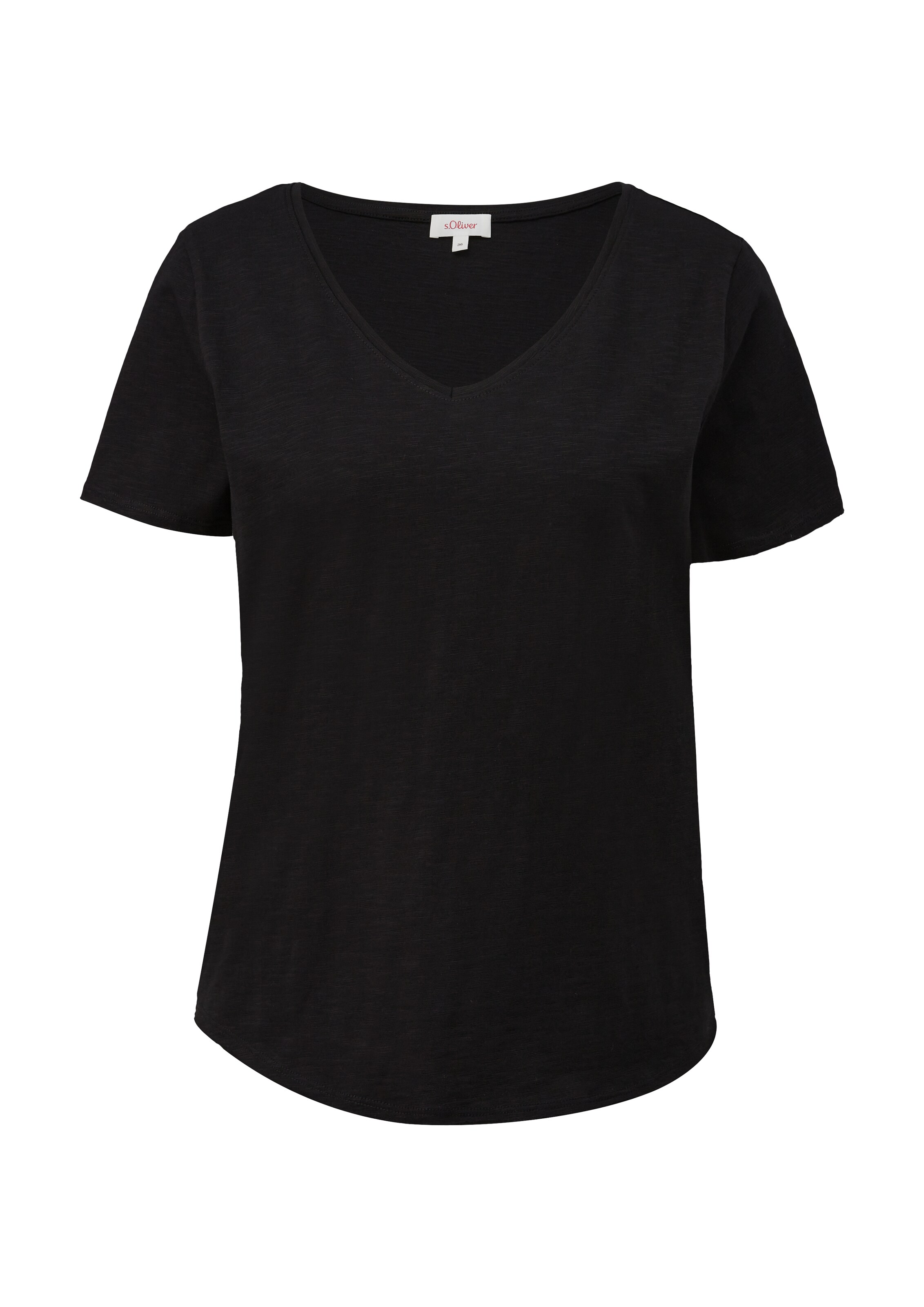 s.Oliver Shirt in Black: front