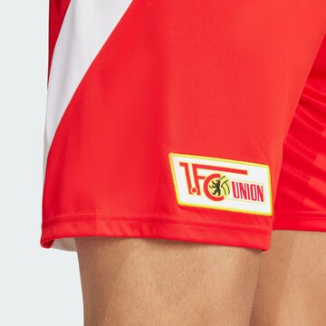 ADIDAS PERFORMANCE Regular Sports trousers 'Union Berlin' in Red