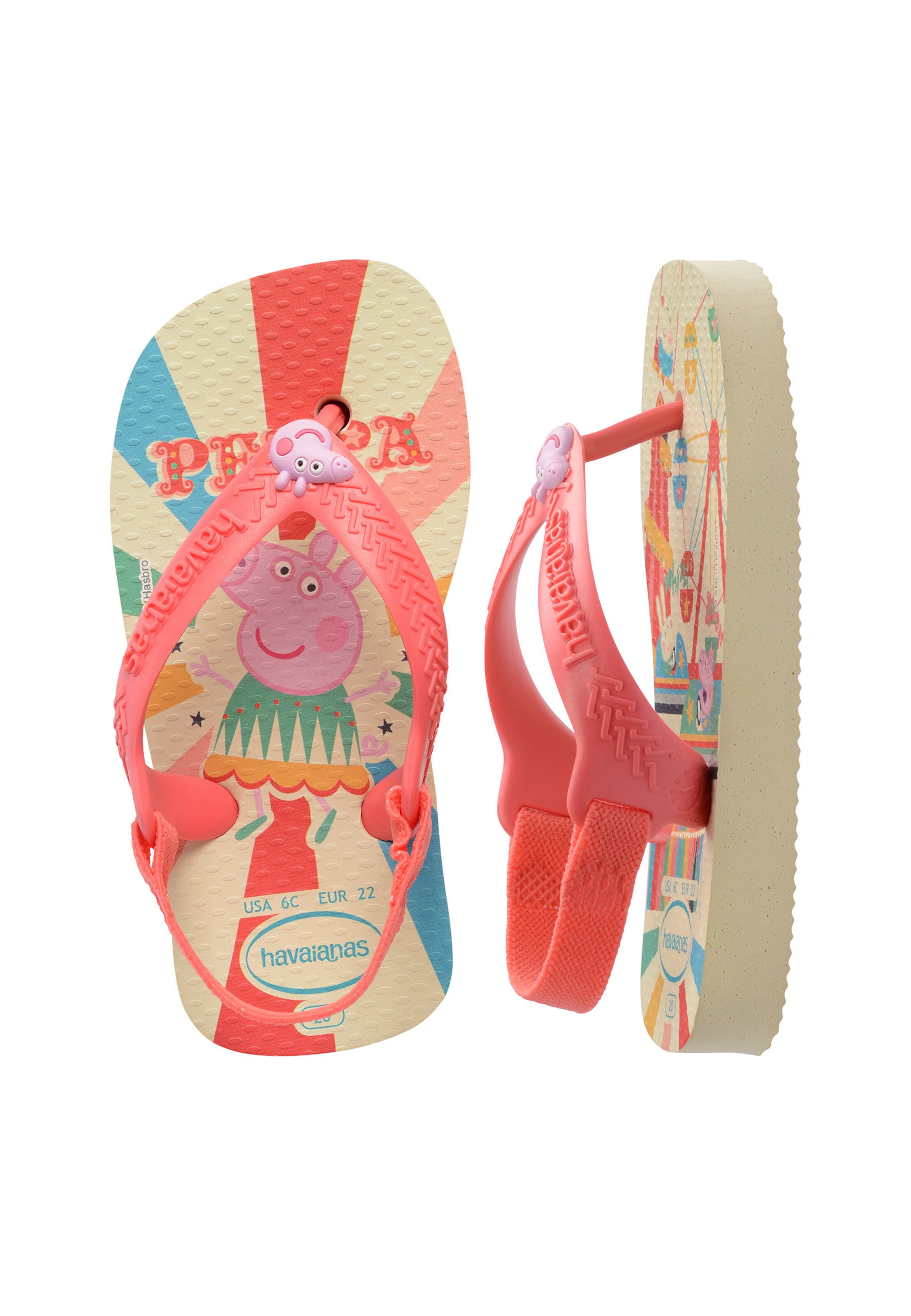 HAVAIANAS Buty otwarte 'Peppa Pig' w kolorze pomarańczowy