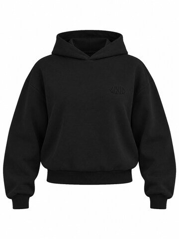 Muscle Up - Camiseta deportiva 'Monument Hoodie' en negro: frente