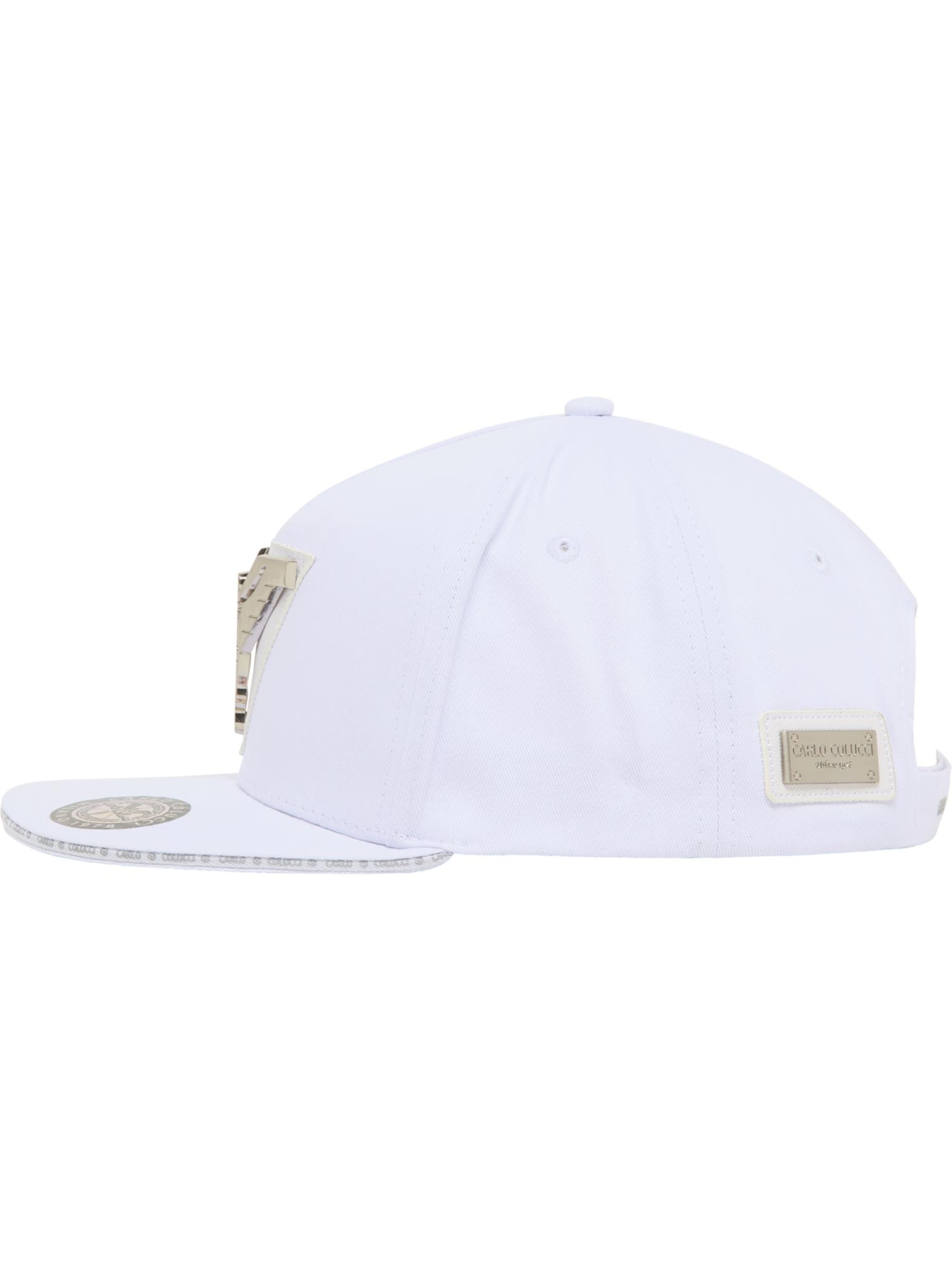 Carlo Colucci Cap ' Comai ' in White: front