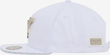 Carlo Colucci Cap ' Comai ' in Weiß: Vorderseite