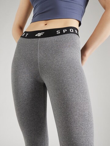 Skinny Pantaloni sport de la 4F pe gri