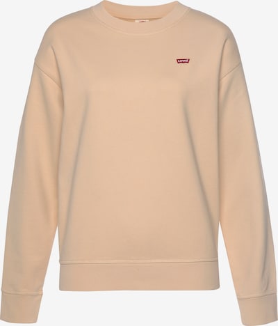 LEVI'S Sportisks džemperis, krāsa - gaiši bēšs / asinssarkans, Preces skats
