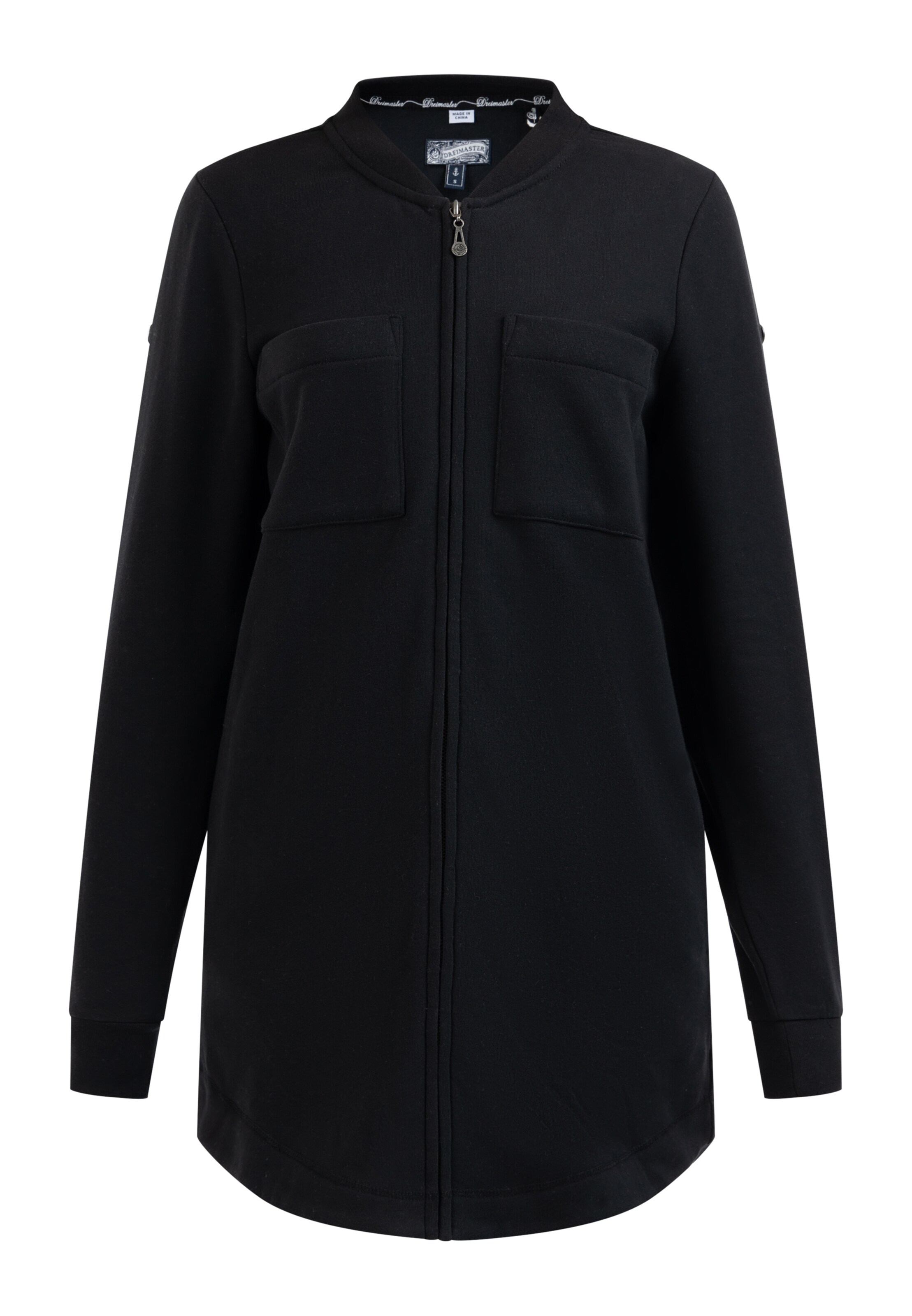 DreiMaster Vintage Dressipluus 'Takelage', värv must: eest vaates