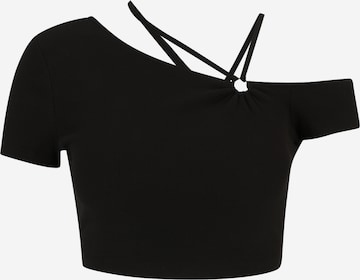 Only Petite Shirt 'FREJA' in Black: front