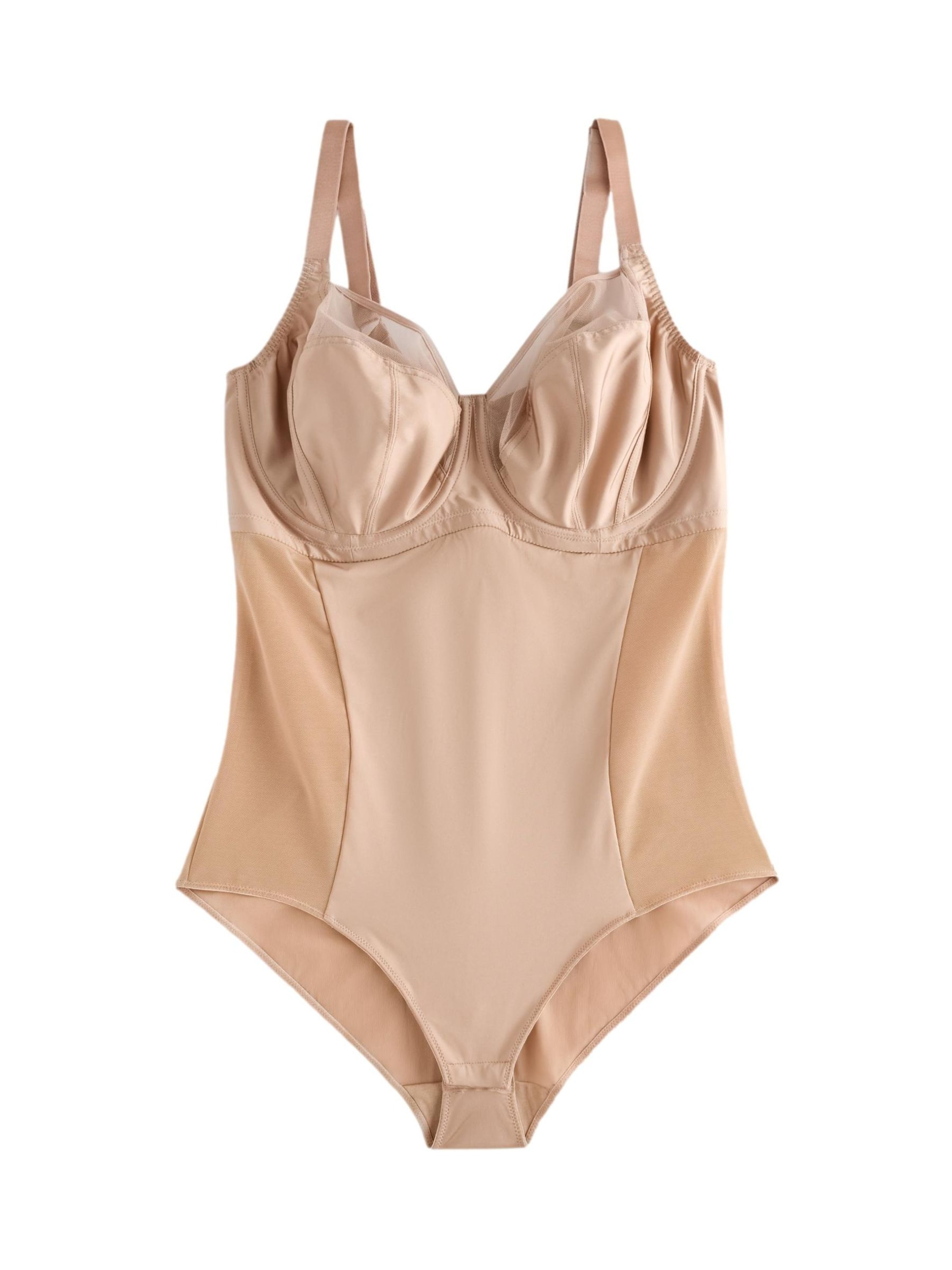 Next Shapingbody in Beige: voorkant