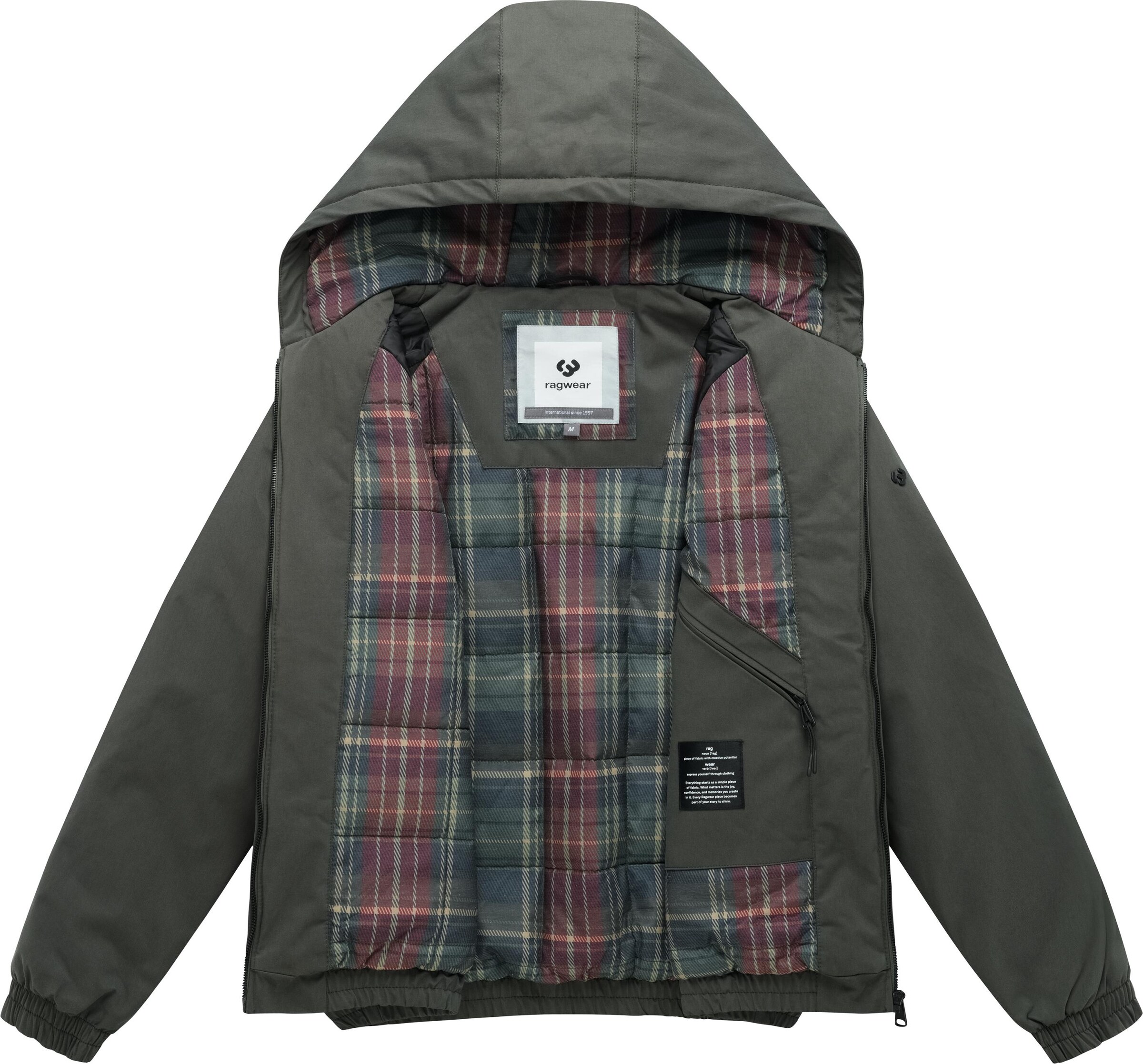 Ragwear Winterjas 'Terron Y' in Groen