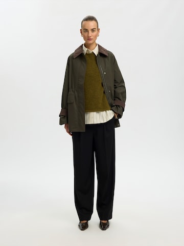 SELECTED Between-Season Jacket 'SLWWILMA' in Green