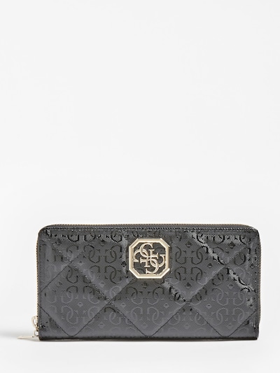 GUESS MAXIGELDBÖRSE in schwarz, Produktansicht