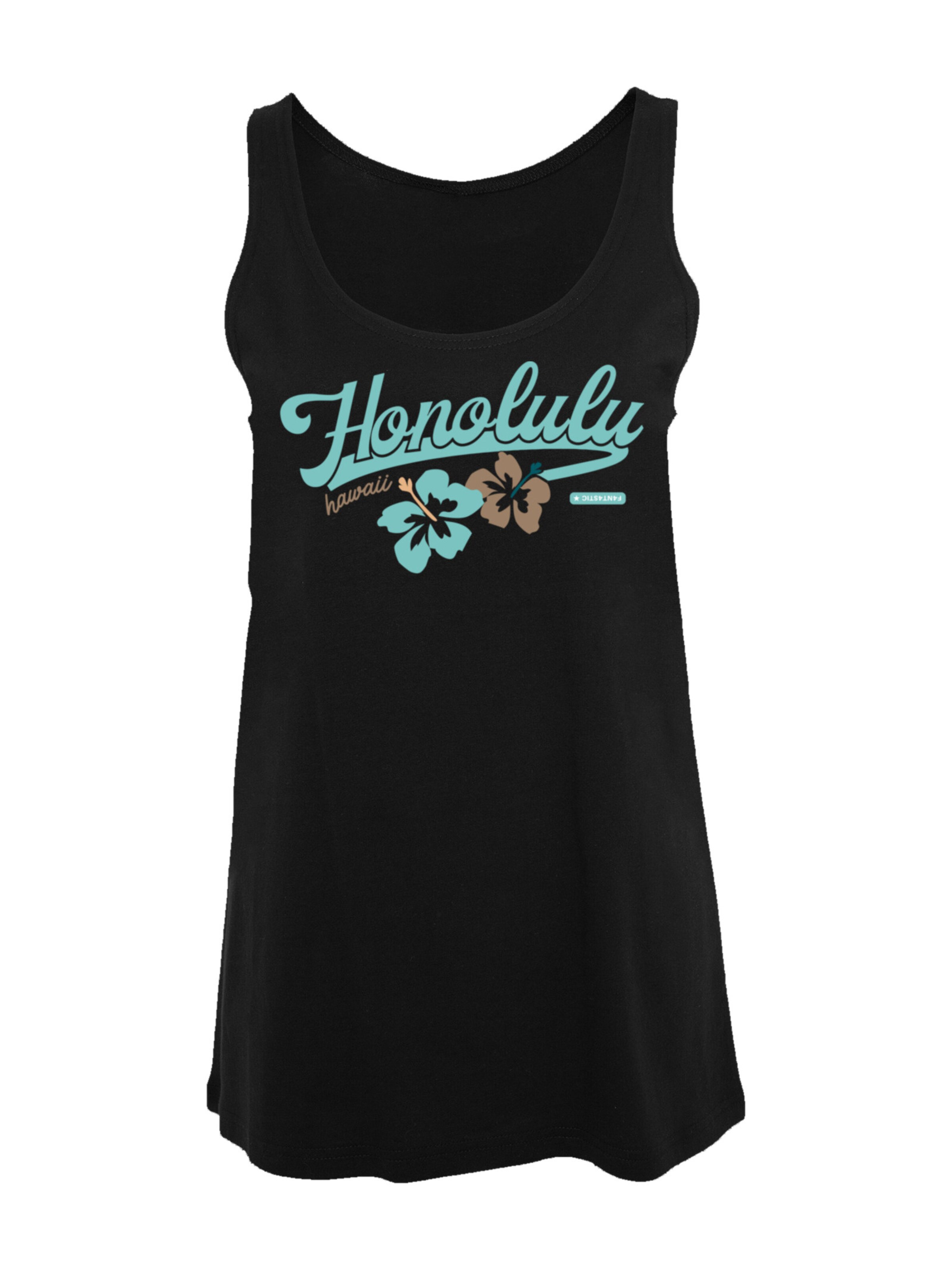 F4NT4STIC Top 'Honolulu' in Schwarz: Vorderseite