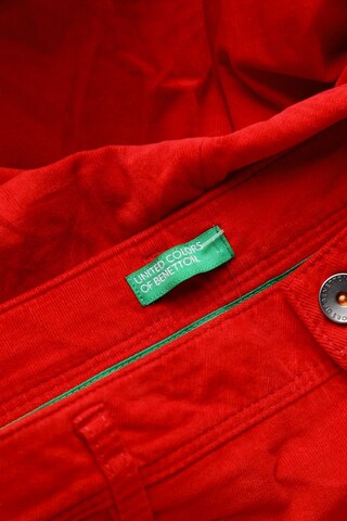 UNITED COLORS OF BENETTON Pants in M in Red