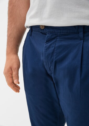 Effilé Pantalon à pince s.Oliver en bleu