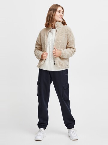 Oxmo Fleece jacket 'Tonje' in Grey