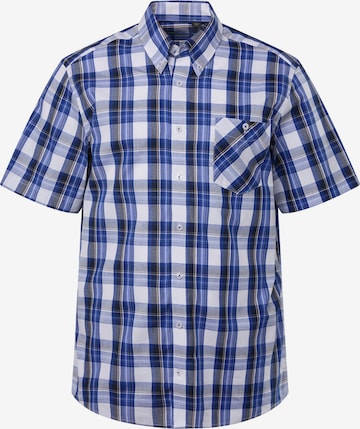 Boston Park Button Up Shirt in Blue: front