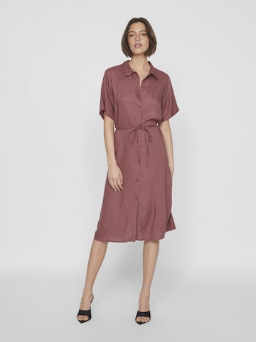 VILA Shirt dress in Brown