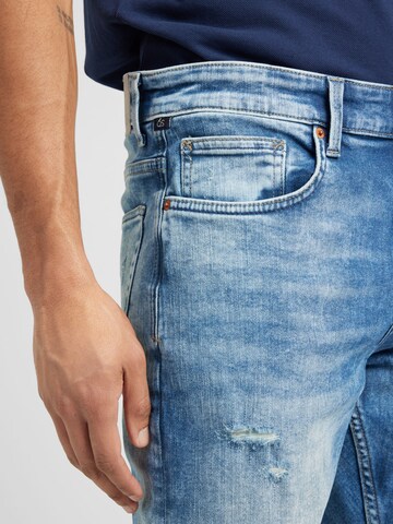 Slimfit Jeans de la QS pe albastru